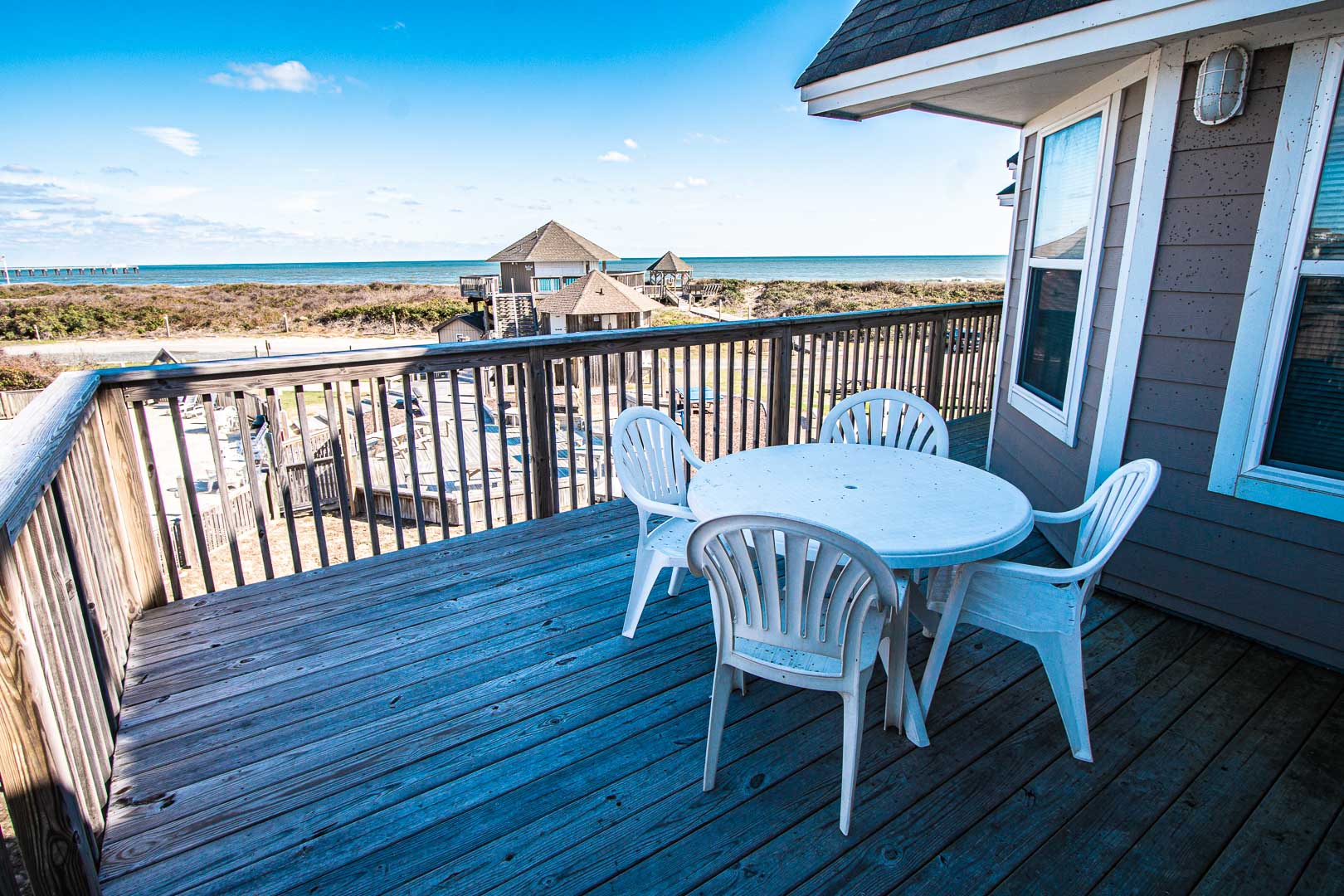 A scenic view from the patio deck at VRI's Barrier Island Station in North Carolina.